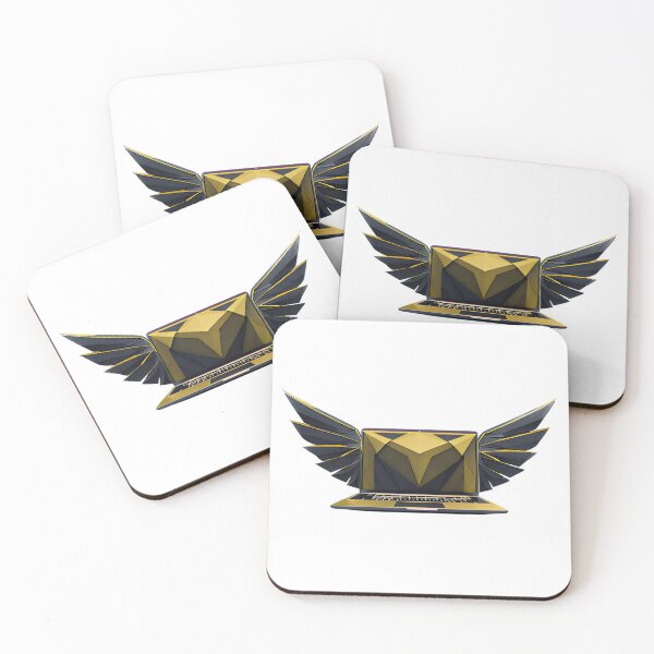 Item preview, Winged Laptop Digital Freedom | Entrepreneur Remote Work Gift designed and sold by HustleHardCo.