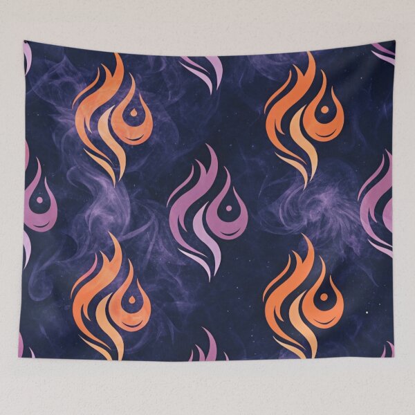 Item preview, Abstract Fire Flames Pattern designed and sold by Lucky 777.