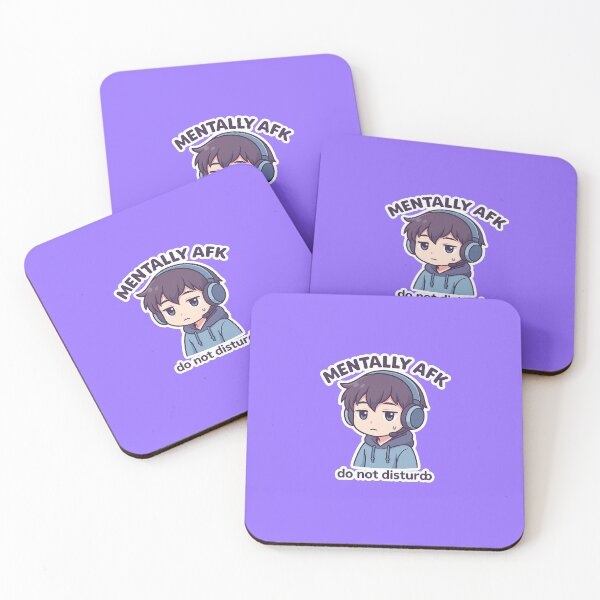 Item preview, Mentally AFK – Kawaii Gamer Anime Boy Sticker designed and sold by opidium.