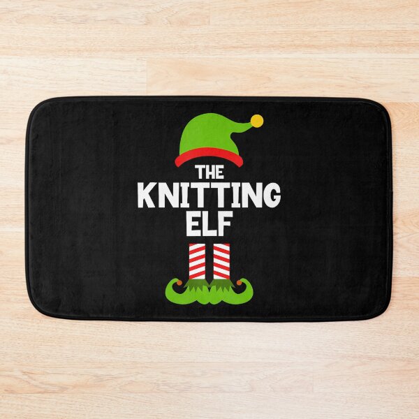 Item preview, Funny The Knitting Elf Christmas Family 	 Knitter Knit designed and sold by LauraLydiaa.