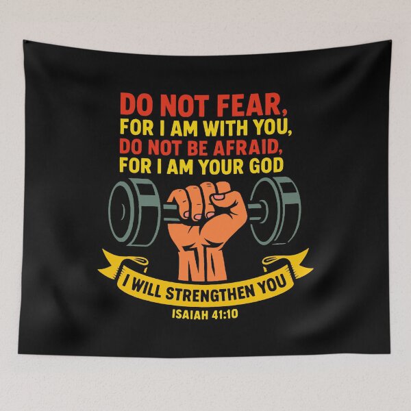 Item preview, Isaiah 41:10 Do Not Fear For I Am With You Do Not Be Afraid For I Am Your God  designed and sold by plushism.
