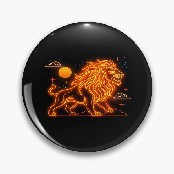 Item preview, Celestial Roaring Lion – Cosmic Jungle Art for Bold Souls, Astrology Lovers & Night Sky Fans designed and sold by Bright Nest Studio.