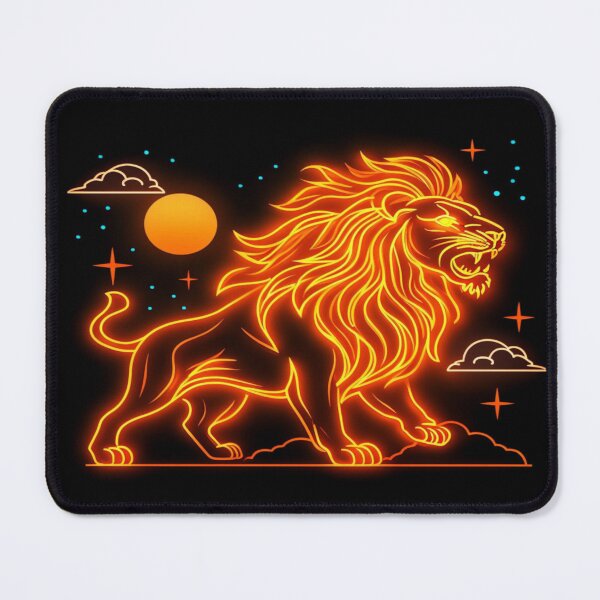 Item preview, Celestial Roaring Lion – Cosmic Jungle Art for Bold Souls, Astrology Lovers & Night Sky Fans designed and sold by Bright Nest Studio.