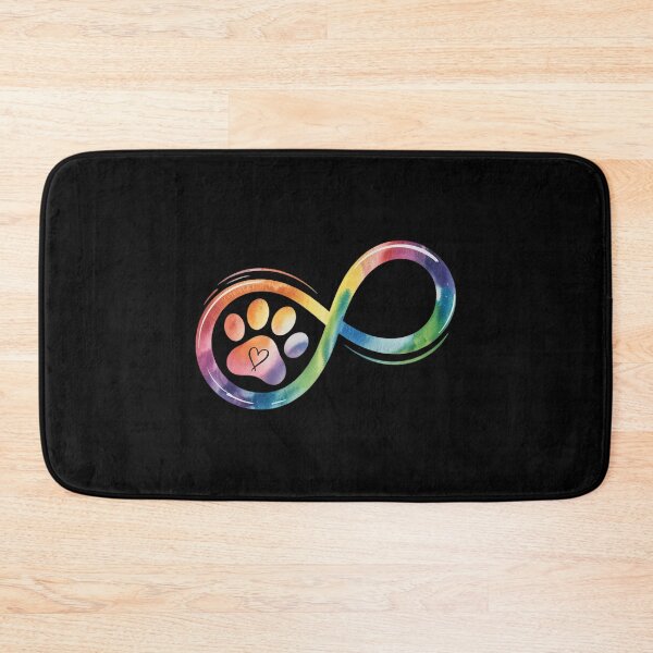 Item preview, Dog Cat Paw Print Infinite Rainbow, Dog Lover Rescue  designed and sold by InspiredFoul.