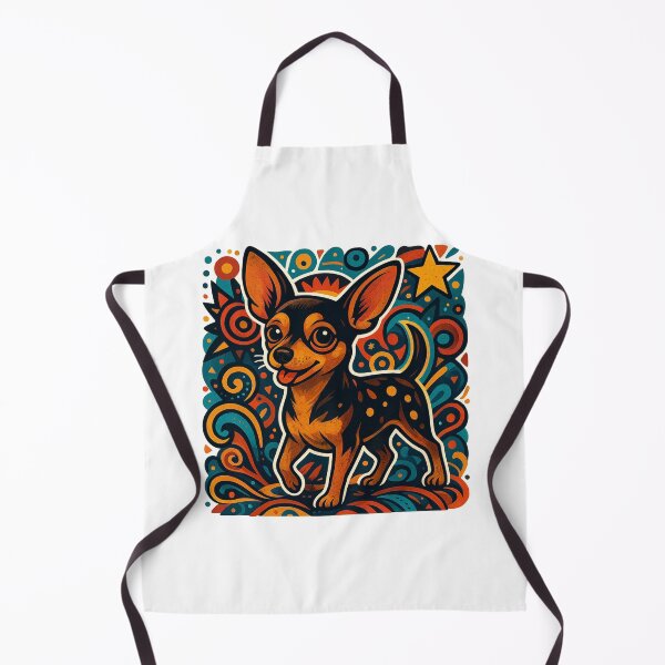 Item preview, Maximalist chiweenie illustration designed and sold by PopPizzazz.