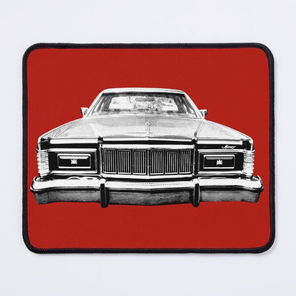 Item preview, Mercury Marquis 1970s American classic car black/white designed and sold by soitwouldseem.