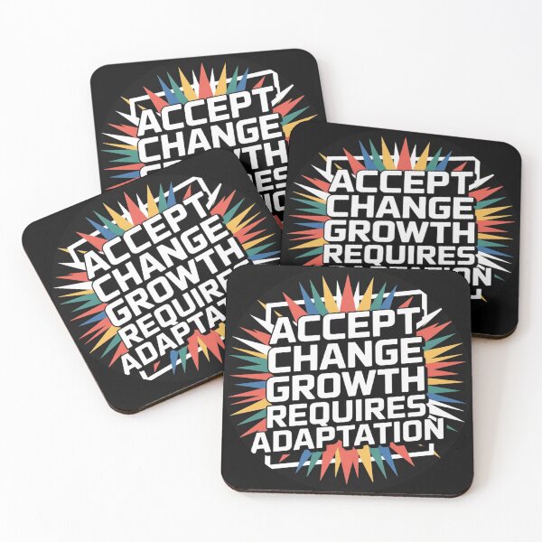 Item preview, Accept Change Growth Requires Adaptation 3 – Thrive Through Flexibility & Progress designed and sold by The Breathtaking You.