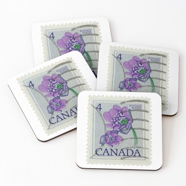 Item preview, Vintage Canadian Violet Flower Postage Stamp designed and sold by red-amber65.
