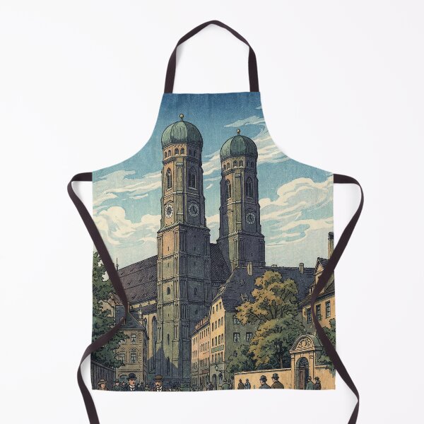 Item preview, Frauenkirche of Munich Japanese Woodblock Print designed and sold by Takeda-art.