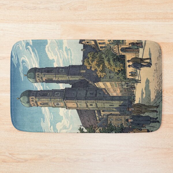 Item preview, Frauenkirche of Munich Japanese Woodblock Print designed and sold by Takeda-art.