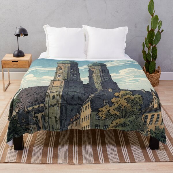 Item preview, Frauenkirche of Munich Japanese Woodblock Print designed and sold by Takeda-art.