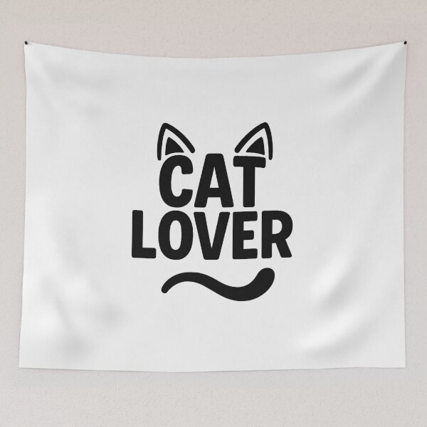 Item preview, Cat Lover Minimalist Cute Cat Design for Feline Fans designed and sold by JaneMcCarthyDNA.