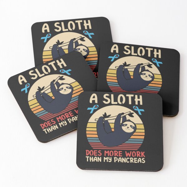 Item preview, Funny Sloth Diabetes Awareness Shirt, Lazy Pancreas Tee, Diabetic Humor T-Shirt, Chronic Illness Awareness Gift designed and sold by Printsouf.