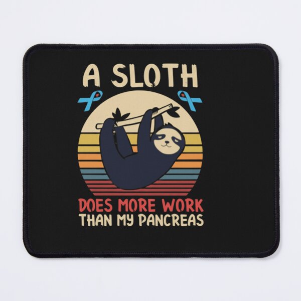 Item preview, Funny Sloth Diabetes Awareness Shirt, Lazy Pancreas Tee, Diabetic Humor T-Shirt, Chronic Illness Awareness Gift designed and sold by Printsouf.