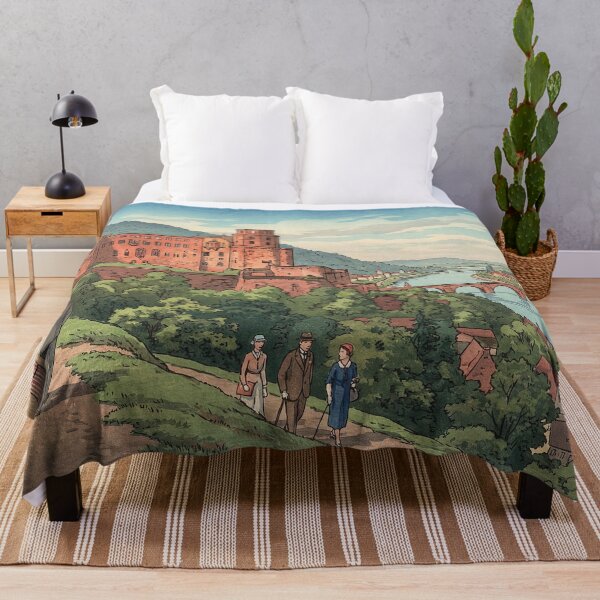 Item preview, Heidelberg Castle Japanese Woodblock Print designed and sold by Takeda-art.