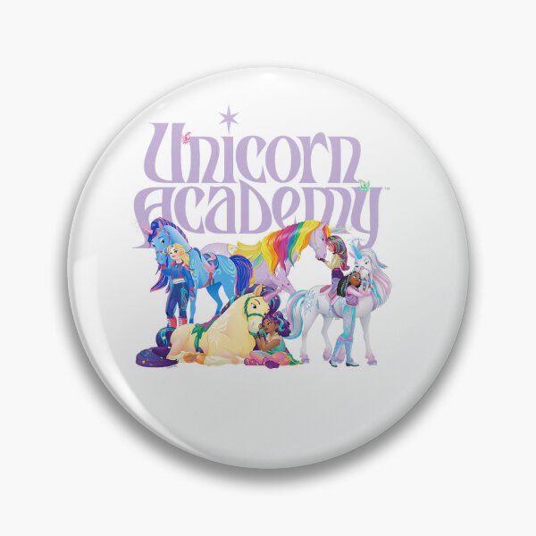 Item preview, Unicorn Academy Riders Magical Fantasy Colorful Scene designed and sold by Han1986.