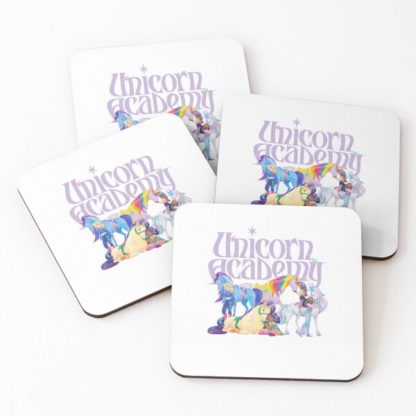 Item preview, Unicorn Academy Riders Magical Fantasy Colorful Scene designed and sold by Han1986.