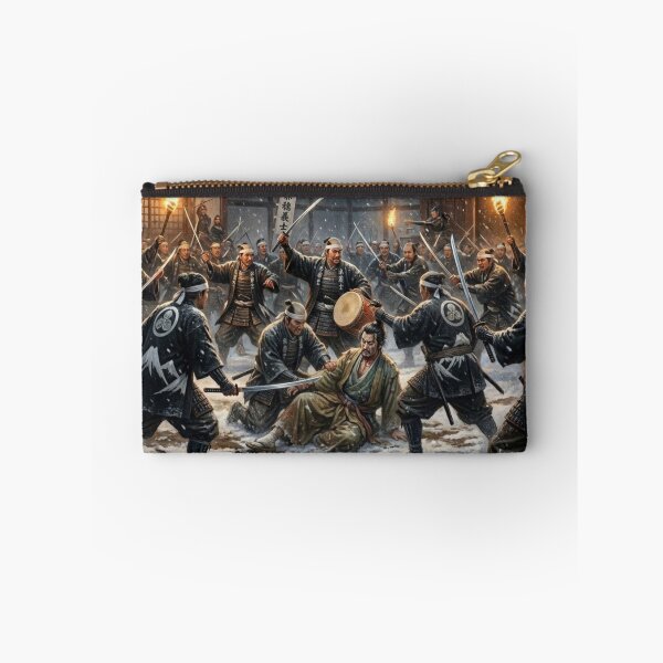 Item preview, 47 Ronin – Night of Vengeance | Samurai Art Print designed and sold by Mori-no-Akari.