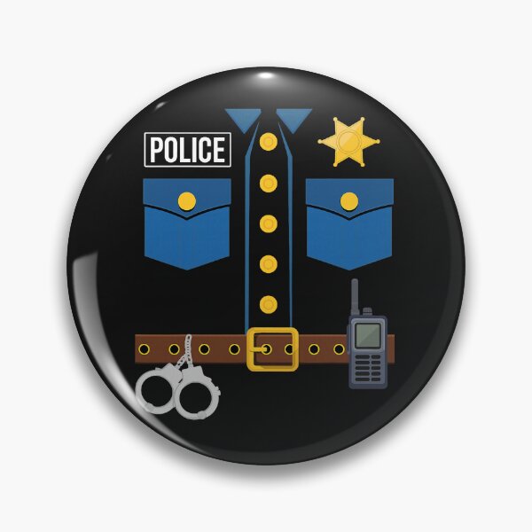 Item preview, Police Uniform Officer Costume Funny Detail  designed and sold by Han1986.