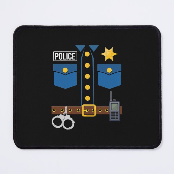 Item preview, Police Uniform Officer Costume Funny Detail designed and sold by Han1986.