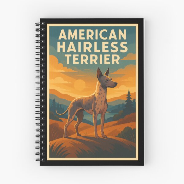 Item preview, American Hairless Terrier Poster designed and sold by Flying Doggo.