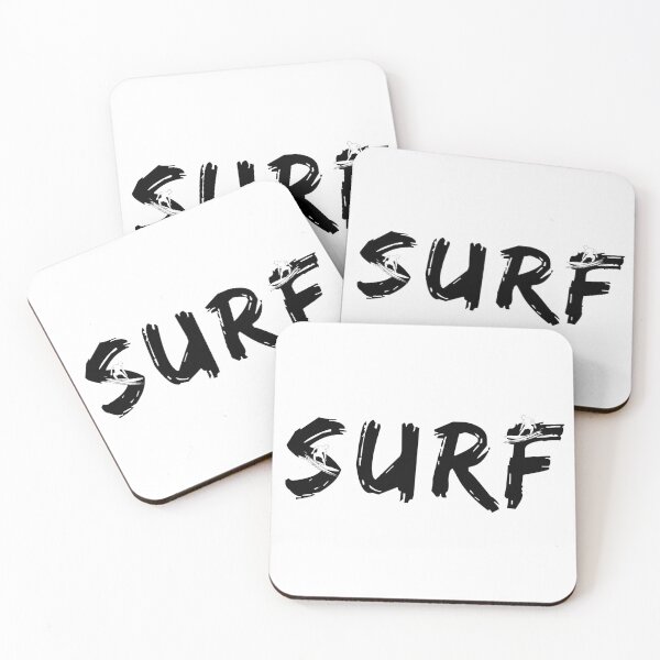 Item preview, SURF Letter Art with Surfer Graphics designed and sold by DesignShop3000.