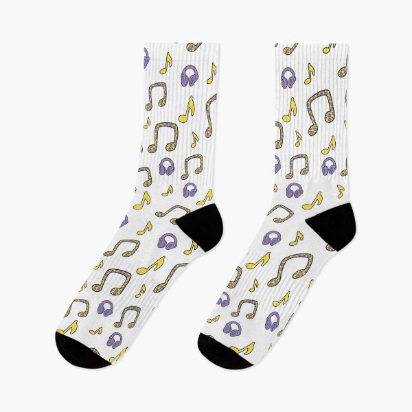 Item preview, Musical notes colorful pattern designed and sold by DanceDeck.