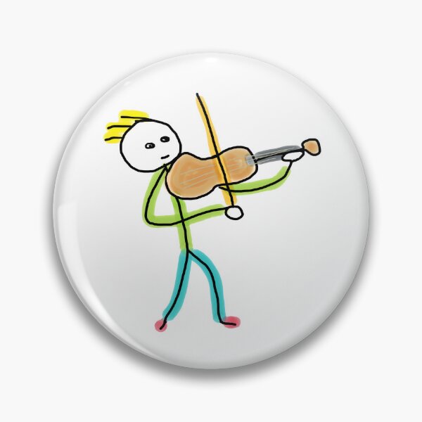 Item preview, Violin Stickman designed and sold by Mark-Ewbie.