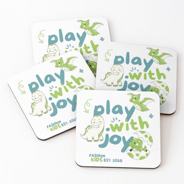 Item preview, Play With Joy – Cute Dino Kids Design designed and sold by Premium design and stickers.