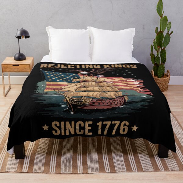 Item preview, Rejecting Kings Since 1776 Usa Flag 4Th Of July designed and sold by SiegridOffical.