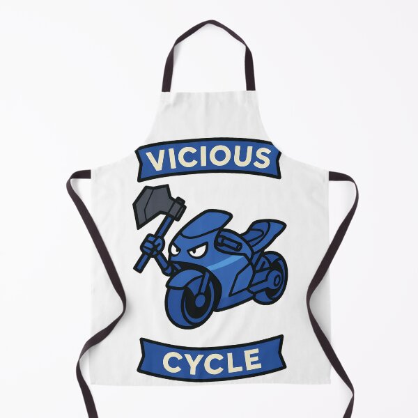Item preview, Vicious Cycle Battle Bike Cartoon Design designed and sold by TeeTimeTreasure.