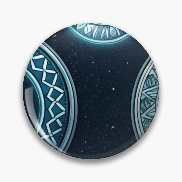 Item preview, Cosmic Glowing Rings Pattern designed and sold by Lucky 777.