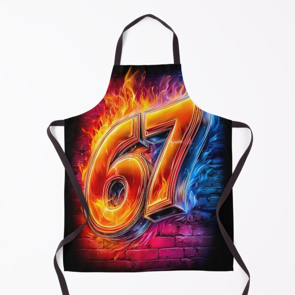 Artikelvorschau, Burning 67 Meme sechs sieben entworfen und verkauft von PetsArt.