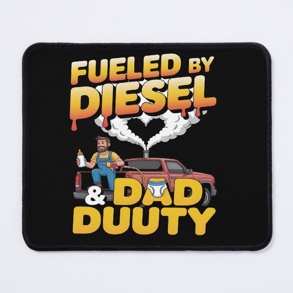 Item preview, trucker dad - diesel dad - american trucker - patriotic dad - funny trucker - dad life - trucking - freedom hauler - truck driver - red white and blue - proud trucker - diesel powered dad designed and sold by JansenGS.