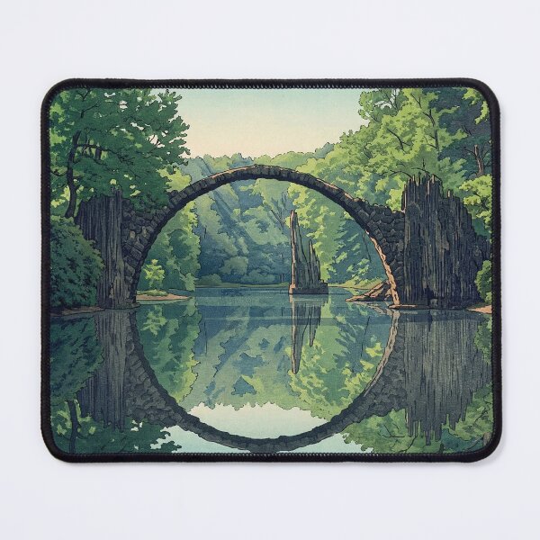 Item preview, Germany Devil’s Bridge Japanese Woodblock Print designed and sold by Takeda-art.