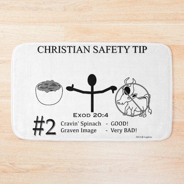 Item preview, Christian Safety Tip #2 : Exod 20:4 designed and sold by LoGoss-Official.