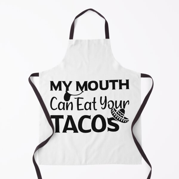 Item preview, My Mouth Can Eat Your Tacos Funny Quote Mexican Food Humor Gift Idea for Taco Lovers designed and sold by karibov.