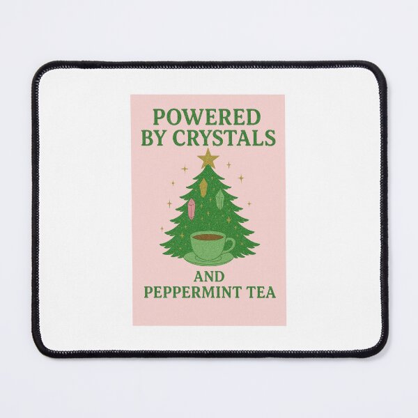 Item preview, Powered by crystals and peppermint tea  designed and sold by The Paper Cut .