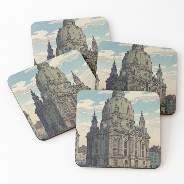 Item preview, The Frauenkirche of Dresden Japanese Woodblock Print designed and sold by Takeda-art.