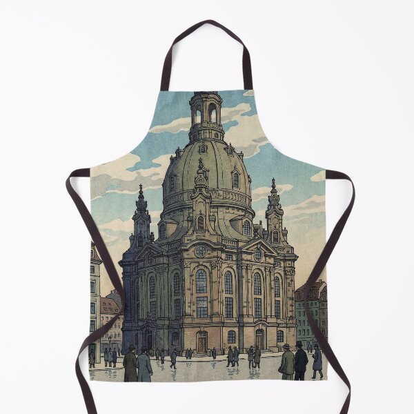 Item preview, The Frauenkirche of Dresden Japanese Woodblock Print designed and sold by Takeda-art.