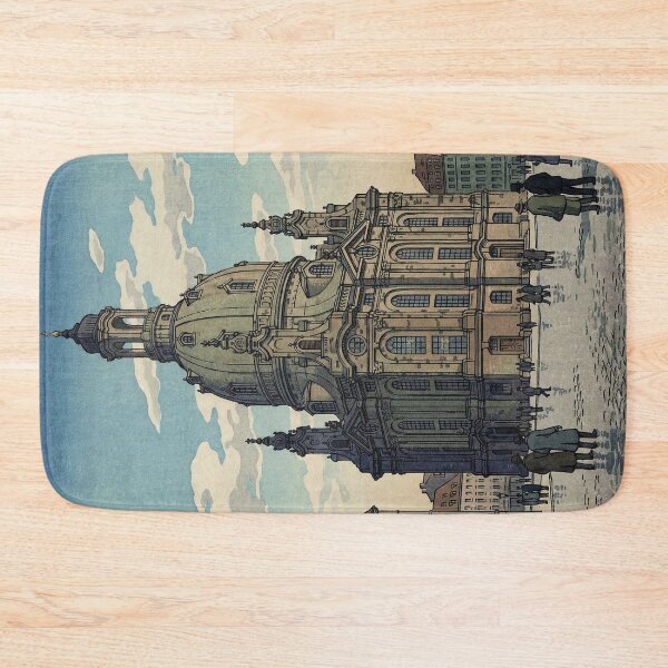 Item preview, The Frauenkirche of Dresden Japanese Woodblock Print designed and sold by Takeda-art.
