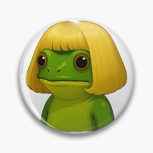 Item preview, Funny Frog Bob Haircut Meme for Men Women Kids designed and sold by RigyIllustrates.