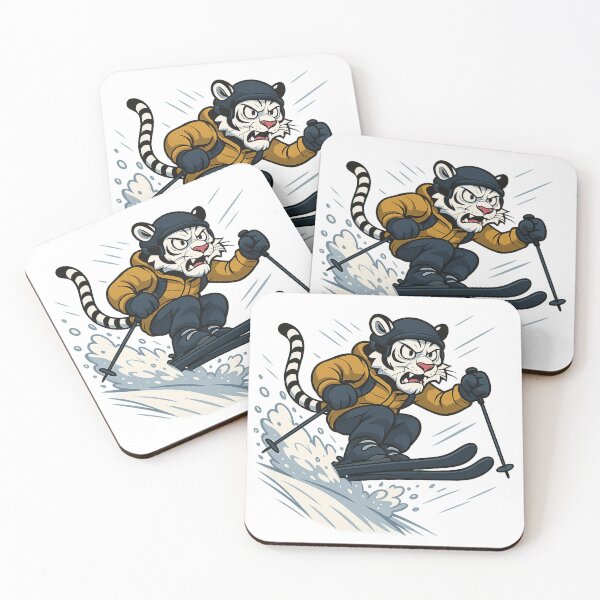 Item preview, Fierce Skiing Tiger designed and sold by photoparadise22.