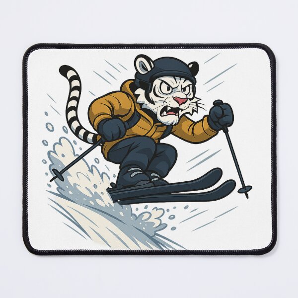 Item preview, Fierce Skiing Tiger designed and sold by photoparadise22.