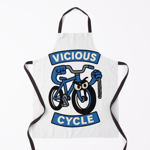 Item preview, Vicious Cycle Angry Bike Cartoon Design designed and sold by TeeTimeTreasure.