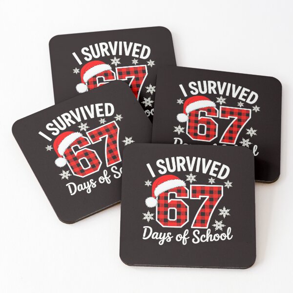 Item preview, I Survived Sixty Seven School Days Christmas Season designed and sold by ImeldaSparks.