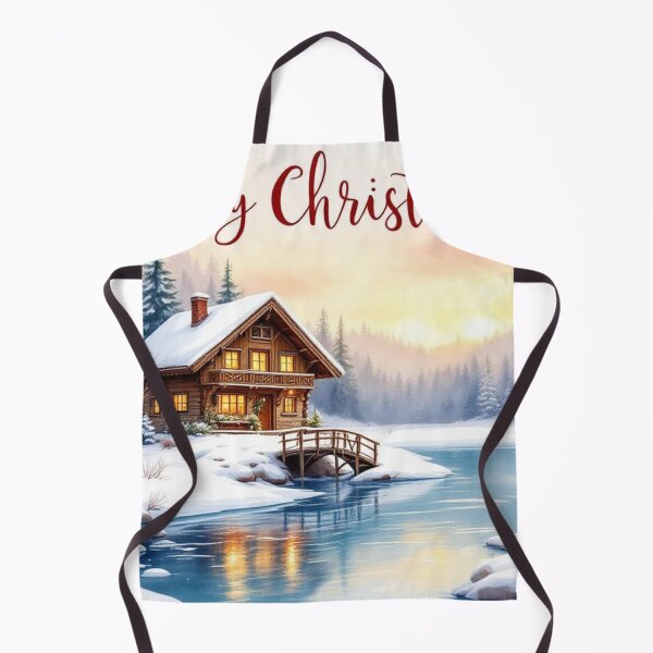 Item preview, Chalet by the lake, Merry Christmas designed and sold by jefboutique6150.