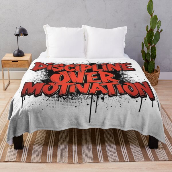 Item preview, Discipline Over Motivation! designed and sold by BugiDesignArt.