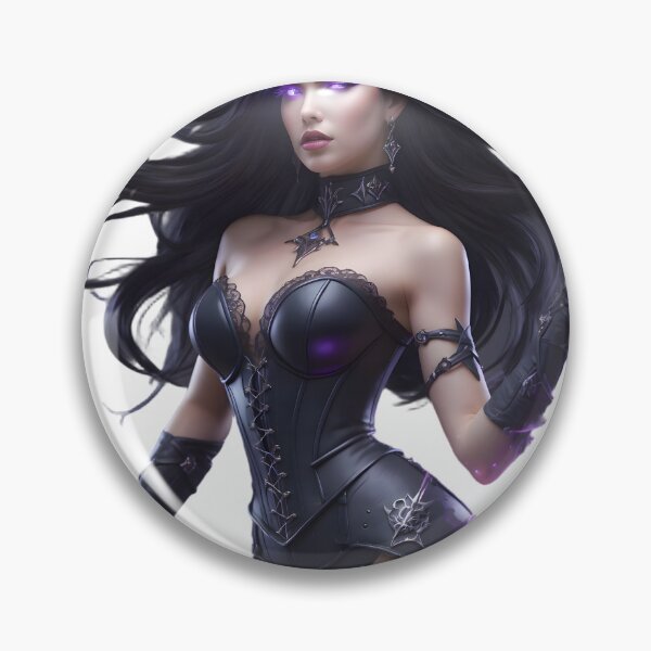 Item preview, Sorceress of the Obsidian Star  designed and sold by InkloreCulture.