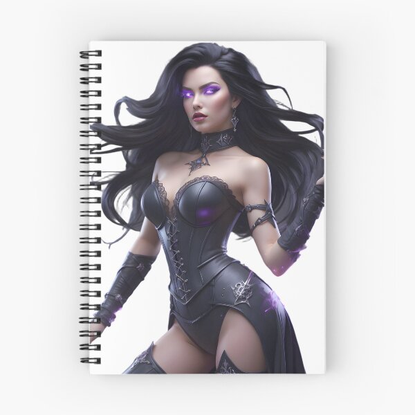 Item preview, Sorceress of the Obsidian Star  designed and sold by InkloreCulture.